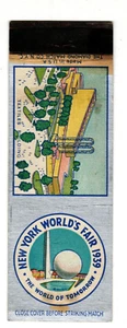 1939 NEW YORK WORLD'S FAIR matchbook matchcover - TEXTILE BUILDING - Bild 1 von 2