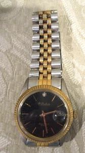 VINTAGE DUFONTE WATCH - DIAMOND LUCIEN PICCARD QUARTZ - GOLD/STEEL, VERY NICE - Picture 1 of 1