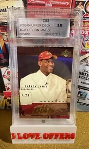 2003 04 UD LEBRON JAMES ROOKIE LEBRON’S DIARY #LJ5 CGS 10 RARE C STORE RARE READ - Picture 1 of 7