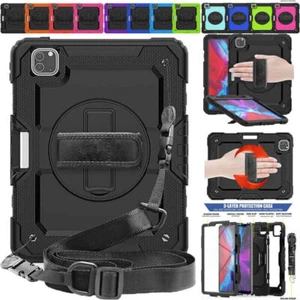 Kids Heavy Duty Rugged Stand Case Cover For iPad 7/8/9th Air4/5 2022 Pro 11 12.9 - Picture 1 of 118