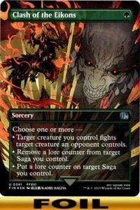 1x - Clash of the Eikons - FOIL BORDERLESS - Final Fantasy - CUC NM MTG - Bild 1 von 1