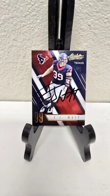 JJ Watt Houston Texans Signed/ Autographed NFL Playing Card With COA  Foto 1 de 4