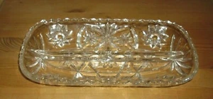 1 exklusive Glasschale, Pralinen, Süßigkeiten, Pressglas - Bild 1 von 2