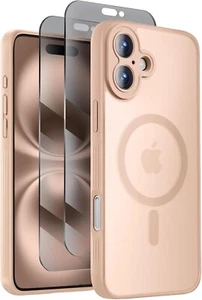 Zaprojektowane etui na iPhone 16, kompatybilne z MagSafe z ochroną ekranu prywatności szer. x 19 - Zdjęcie 1 z 6