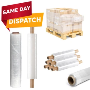 Pallet Wrap Clear Stretch Shrink Wrapping Roll Cling Film 400mm x 200m 20mu 1Kg - Picture 1 of 14