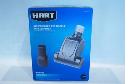 HART Air Powered Vacuum Pet Hair Nozzle with 1-7/8" to 1-1/4” Adapter NEW     a3 - Image 1 of 4