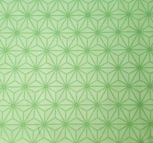 18" Daydream  Josephine Kimberling Blend Fabric Tonal Green Geometric - Picture 1 of 3