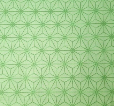 18" Daydream  Josephine Kimberling Blend Fabric Tonal Green Geometric - Image 1 of 3