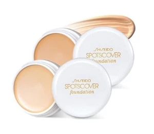 Shiseido SPOTSCOVER FOUNDATION CONCEALER Bruises Birthmarks Melasma Wounds 20g - Picture 1 of 8