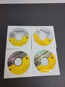 VINTAGE Symantec Norton Personal Firewall 2003 + 2004 Bundle 4 CD With CD Keys - Picture 1 of 8