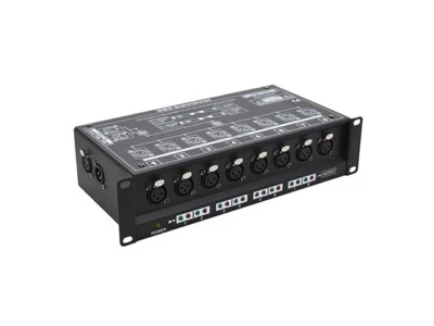 8-Way DMX Splitter DMX512 Optical Signal distributor for Stage Light Control - Image 1 of 3