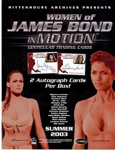 James Bond 007 - Women Of James Bond In Motion - Sell Sheet [8 1/2" x 11"] - Picture 1 of 1
