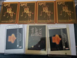 1992-93 shaquille o'neal UPPER DECK TRADE CARD LOT OF 4 # 1B  INVEST  - Picture 1 of 11