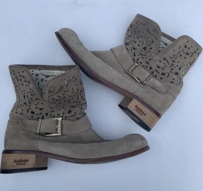 Auténticos Baldinini Italain Botines Botas Zapatos Talla 41 EE. UU. 11 Usados Gamuza Foto 1 de 4