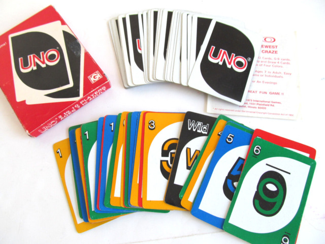 Vintage UNO Replacement Instruction Booklet 1973 IGI 