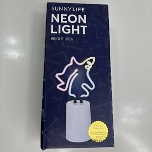 Light Table Neon Unicorn Desktop Glass Sunny Life - Picture 1 of 4