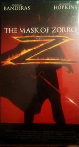 THE MASK OF ZORRO (VHS 1988)  Hopkins, Banderas & Zeta-Jones  **NEW/SEALED** - Picture 1 of 2