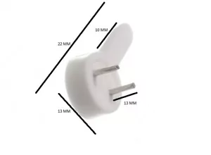 Soporte Gancho Rígido Pared Pernos de Pared Dura Pequeño 22mm Paquete De 20 - Imagen 1 de 1