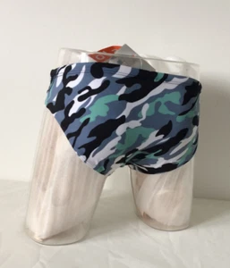 Nuevo con etiquetas Traje de baño SEXY para hombre Calzoncillos SOLAR FUNCIONAL Moda Talla 5 Beefcake CAMO - Imagen 1 de 6