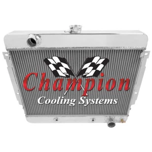 KR Champion 3 Row Radiator, 12" Fans, Shroud for 1969 1970 Chevrolet Kingswood - Picture 1 of 8