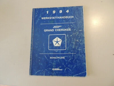 1994 Schaltpläne Werkstatthandbuch Jeep Grand Cherokee (4.0L 5.2L)  - Bild 1 von 4