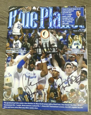 Журнал Duke Blue Devils Blue Planet май 2006 подписанный РЕДКИЙ Редик Уильямс - Изображение 1 из 4