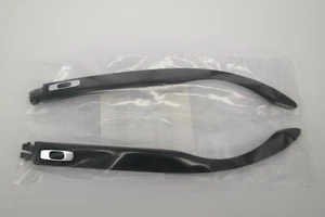 Authentic OAKLEY HOLBROOK Temple Arms SATIN MATTE BLACK / CHROME 9102 9417 8156 - Picture 1 of 5
