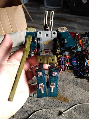 Transformers G1 Onslaught Combaticon Decepticon Vintage Original w/ Accessories Cover