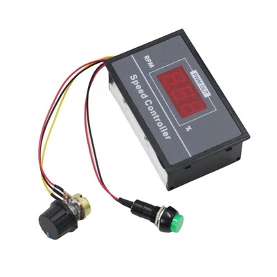 DC6-60V 30A PWM Motor Speed Controller w/ Digital Display & Start Stop Switch - Image 1 of 4
