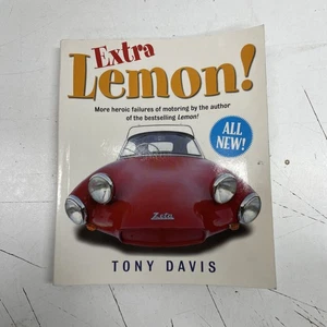 ORIGINAL RETRO Car Book Novel Garage Cafe Extra Lemon Tony Davis Illustrated - Picture 1 of 8