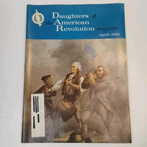 Revista DAR Hijas de la Revolución Americana Abril 1981 Spirit of '76 Cubierta - Imagen 1 de 3
