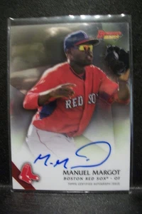 MANUEL MARGOT 2015 Bowman's Best Prospect AUTO #MMA Red Sox - Picture 1 of 1