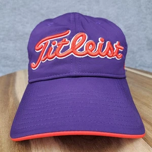 Titleist Hat Cap Strap Back Purple Orange V1 Footjoy Golf Performance Sports Men - Picture 1 of 8