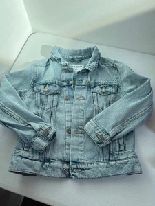 Denim Jacket by Old Navy kids jean jacket Size is Small for ages 6-7 Unisex. - Picture 1 of 5
