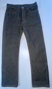 Ytg Acne Studios Men’s Bla Konst Black denim Sz 25x28 Hipster Blokecore Grunge - Imagen 1 de 14