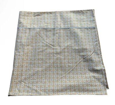 Morgan & Finch Queen Size Flat Unused Mustard White Pattern 245 cm x 260 cm - image 1 of 3