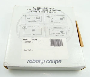 Robot Coupe 27046 Coarse Grating Plate 1/4" 6mm R2 Food Processor Genuine OEM - Picture 1 of 7