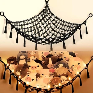 Stuffed Animal Net or Hammock with Black(55"*55"*72") - Picture 1 of 6