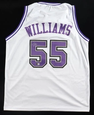 Camiseta auténtica firmada de Jason Williams/certificado de autenticidad Beckett Foto 1 de 3