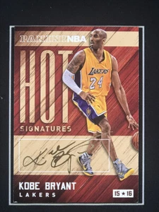 2015-16 Panini NBA Hoops Triple Double Hot Signature Auto #13 Kobe Bryant -HD - Picture 1 of 5