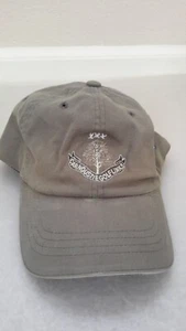 Carnoustie Golf Links Logo Adjustable Hat Cap Khaki Beige by FlexFit Personal - Picture 1 of 10