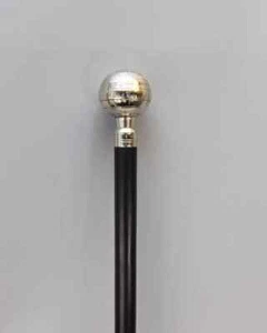 Bastón de madera con globo terráqueo, bastón, mango globo terráqueo, elegante regalo - Imagen 1 de 3