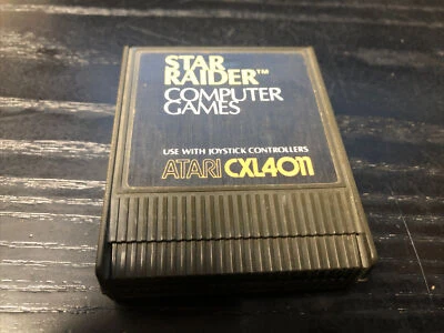 Star raider Atari 400/800 computer game CXL4011 label error (Star Raiders) - Image 1 of 3