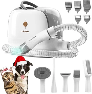 lvittyPet Pet Grooming Kit Shedding Vacuum Trimmer White Low Noise HS-CW03 - Picture 1 of 10