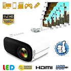 Mini projektor LED kino domowe kino USB HDMI AV 7000 lumenów Full HD 1080P