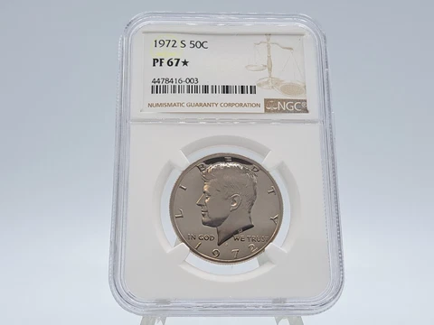 1972-S NGC PF67 STAR Kennedy PROOF Half Dollar 416-003 Cover