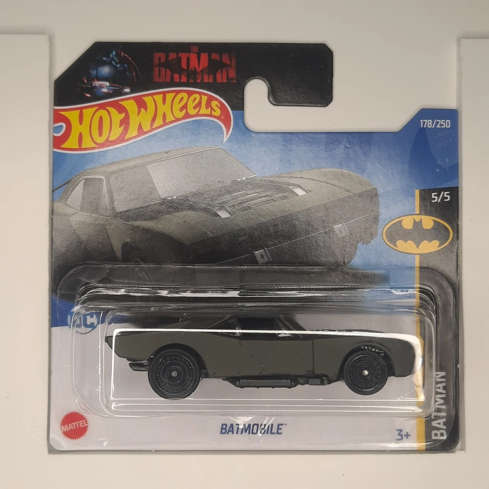 Hot Wheels Mattel 2022 Batmobile 178/250 HW Batman 5/5 - Immagine 1 di 1