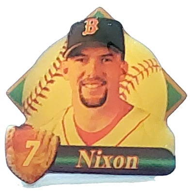 MLB Boston Red Sox #7 Trot Nixon 2004 World Champions Lapel Pin - Image 1 of 2