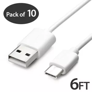 10x For Samsung USB Type C Cable Fast Charging Cord Galaxy S21 S22 S23 A14 A23 - Picture 1 of 12