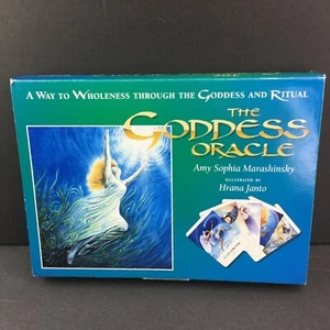 Goddess Oracle A Way to Wholeness Through the Goddess & Ritual by Hrana NEW - Imagen 1 de 6
